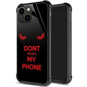 Compatible with iPhone 14 Case, Don't Touch My Phone iPhone 14 6.1-inch Cases